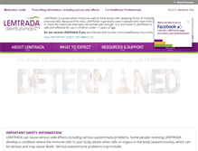 Tablet Screenshot of lemtrada.com